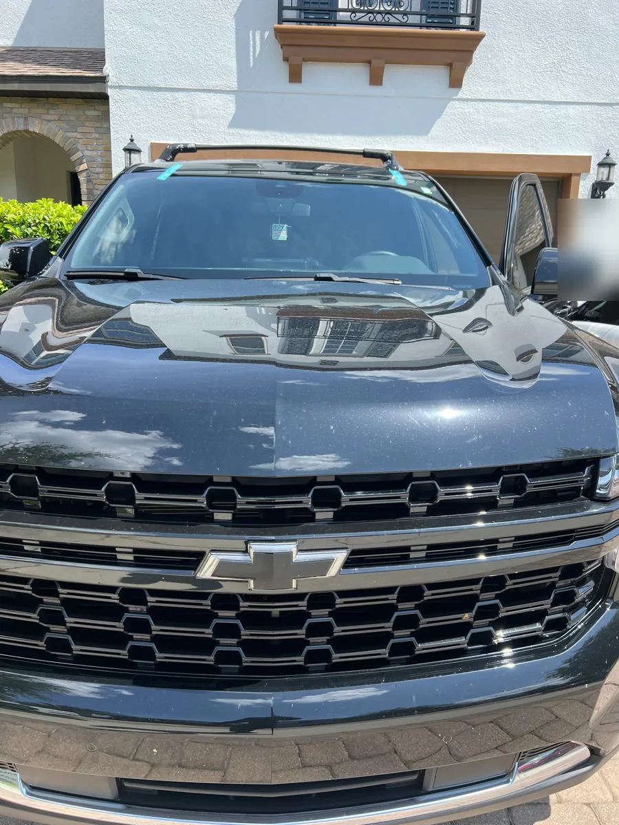 2024 Chevrolet Tahoe with its new windshield installed by ViCars in Winter Garden, FL